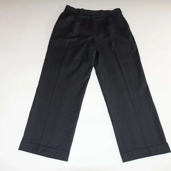 Jos. A. Bank Men's 2 Button Suit Size 41 Regular 32 x 29 Charcoal Gray 100% Wool